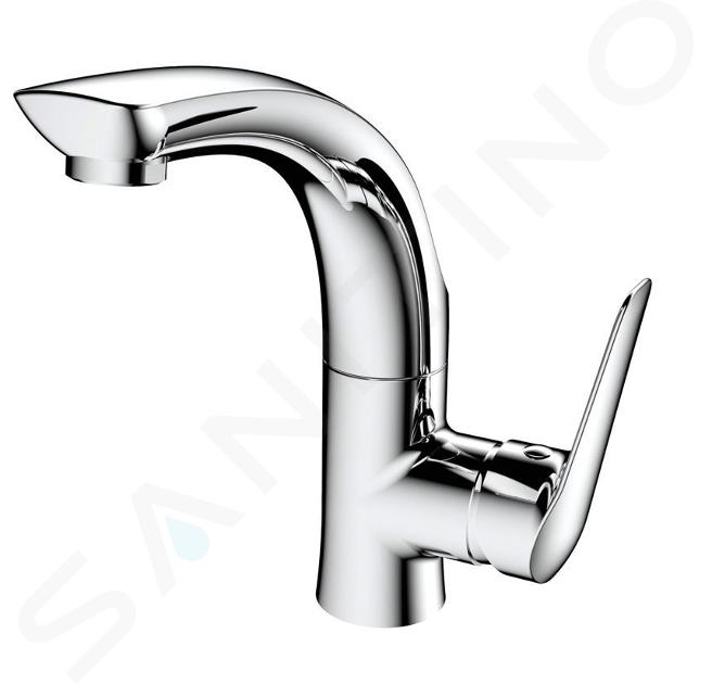 Sapho Soliter - Mitigeur de lavabo FLY, avec bec rotatif, chrome DF004