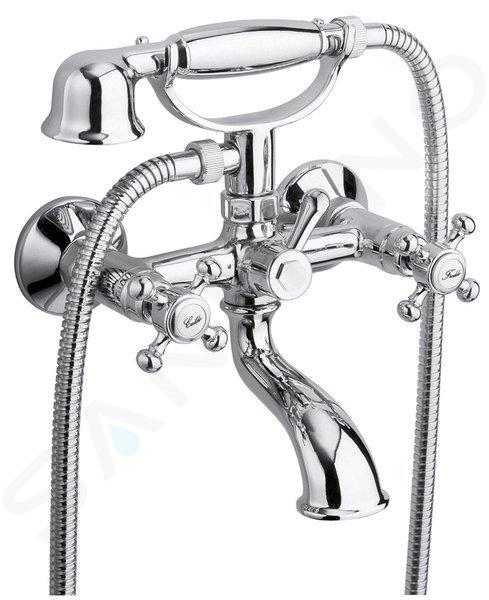 Sapho Reitano Rubinetteria Antea - Mitigeur de baignoire avec accessoires, chrome 3011