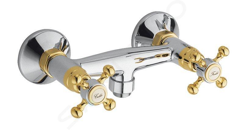 Sapho Reitano Rubinetteria Antea - Mitigeur de douche Antea, chrome/or 3862