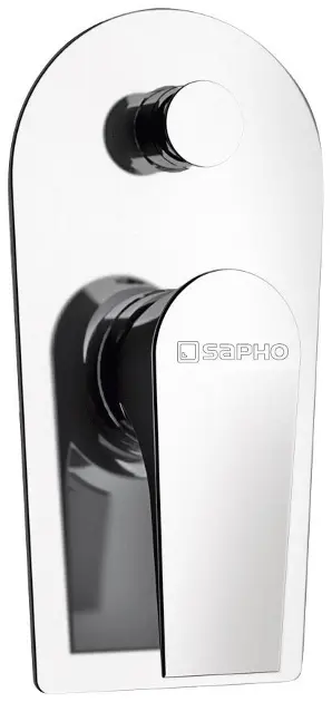 Sapho Axamite - Sprchová baterie pod omítku s tělesem, 2 výstupy, chrom AX42