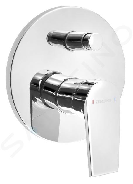 Sapho Kai - Mitigeur encastré de douche avec corps encastré, 2 sorties, chrome KA42