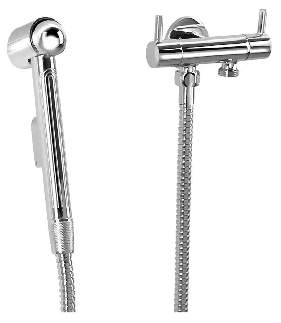 Sapho - Bidetbruser med dobbeltventil til vandtilslutning til toiletcisternen, krom 1209-04