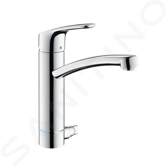 Hansgrohe Focus M41 - Mitigeur d’évier à levier avec soupape d'arrêt, chrome 31803000