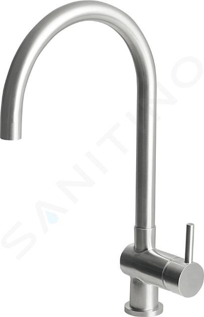 Sapho PE - Grifo de fregadero, acero inoxidable PE015