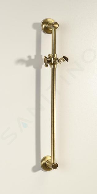 Sapho Reitano Rubinetteria Antea - Barre de douche avec support, 570 mm,  chrome SAL0031