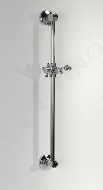 Sapho Reitano Rubinetteria Antea - Barre de douche avec support, 570 mm,  chrome SAL0031