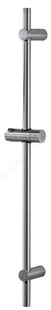 Sapho Minimal - Barre de douche avec support coulissant, 70 cm, inox MI001