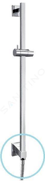 Sapho Nancy - Barre de douche 60 cm, sortie d’eau, chrome 1202-04