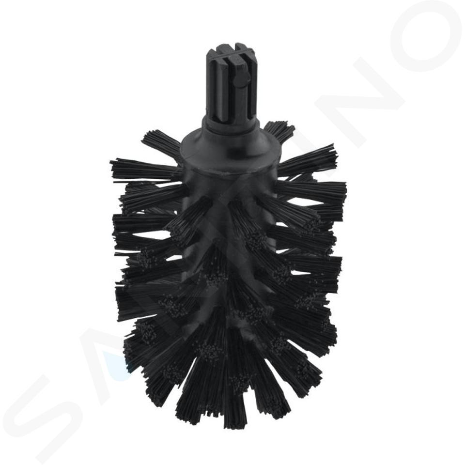 Hansgrohe Logis - Tête de brosse de WC noir 40068000