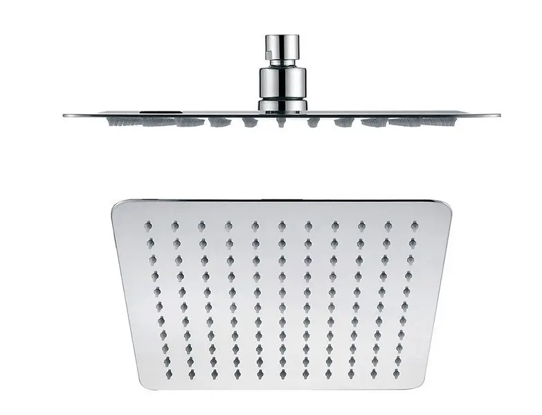 Sapho Slim - Soffione doccia Slim, 25x25 cm, acciaio inox lucido MS564