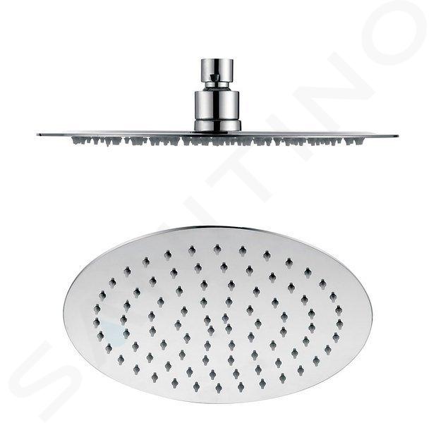 Sapho Slim - Soffione doccia, diametro 250 mm, acciaio inox lucido MS574