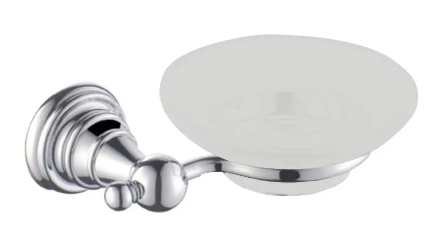 Sapho Diamond - Savonieră cu suport, sticlă/crom 1317-02