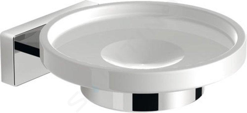 Sapho Olymp - Distributeur de savon avec support, blanc/chrome 1321-02