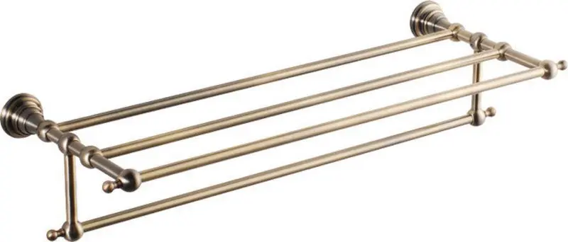 Sapho Diamond - Planchet voor handdoeken met greep, lengte 60 cm, brons 1318-14