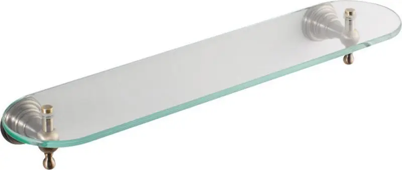 Sapho Diamond - Poliță, lungime 50 cm, bronz/sticlă transparentă 1318-15