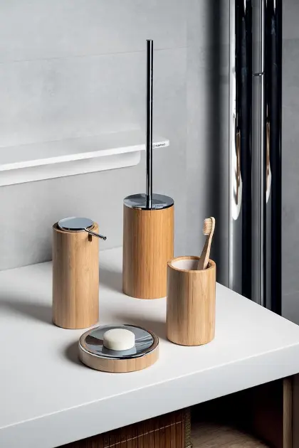Sapho Gedy Altea - Toilettenbrste, stehend , Bambus AL3335 | Sanitino.de