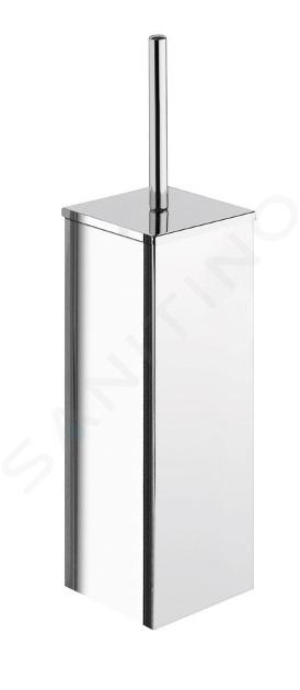 Sapho Gedy Colorado - Scopino WC da appoggio, acciaio inox lucido 6933