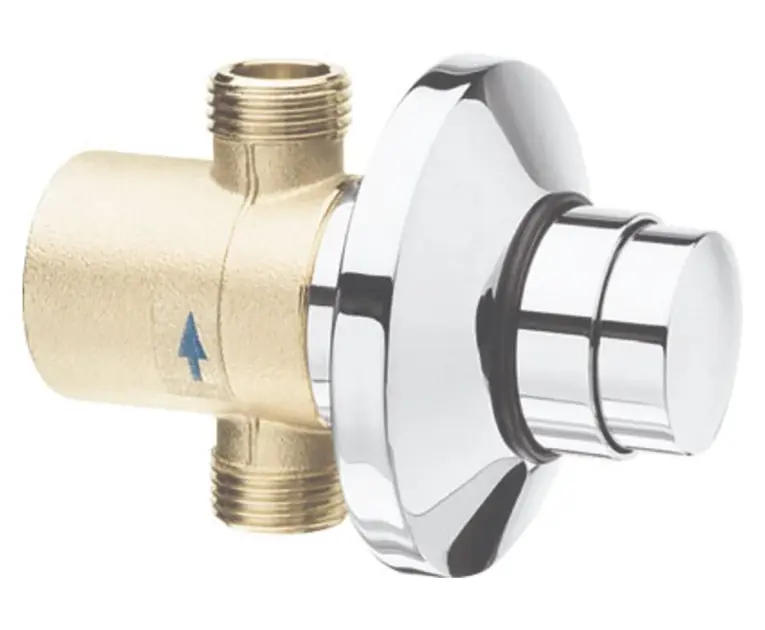 Sapho Silfra Quik - Selbstschlussventil für Pissoire - Unterputz, verchromt QK15051