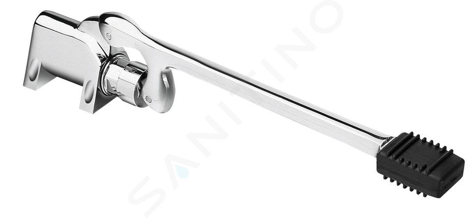 Sapho Silfra Quik - Clapet de fermeture automatique avec pédale, chrome QK40051