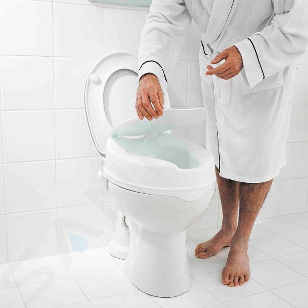 Sapho Abattants WC Ridder Abattant WC sureleve 100 mm sans barres d appui blanc A0071001 Sanitino.be fr