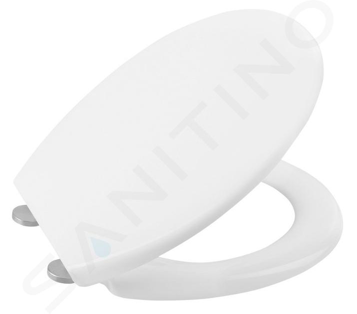 Sapho Abattants WC - Abattant WC avec abattant enfant intégré, Soft Close,  blanc FS125