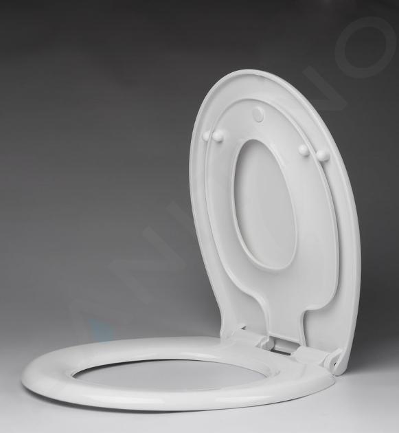 Sapho Abattants WC - Abattant WC avec abattant enfant intégré, Soft Close,  blanc FS125