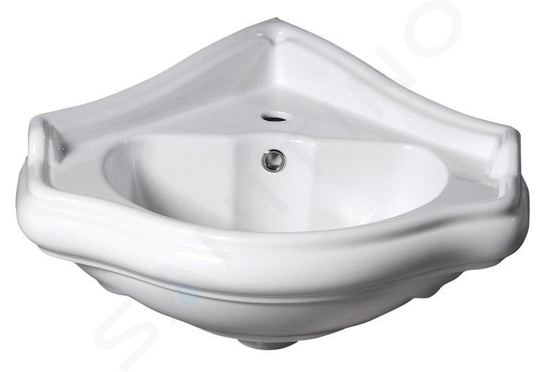 Sapho Kerasan Retro - Lavabo d’angle 575 x 580 mm, blanc 103201