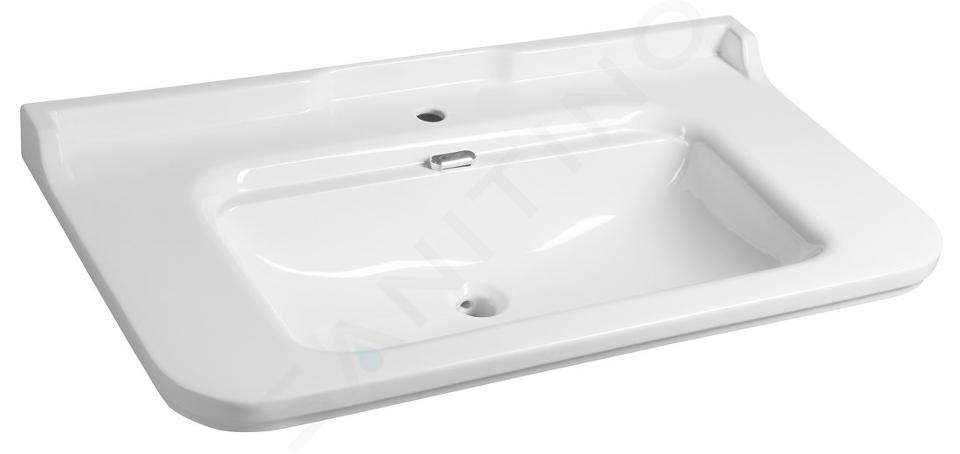 Sapho Kerasan Waldorf - Lavabo in ceramica 1000x550 mm, bianco 4142K1