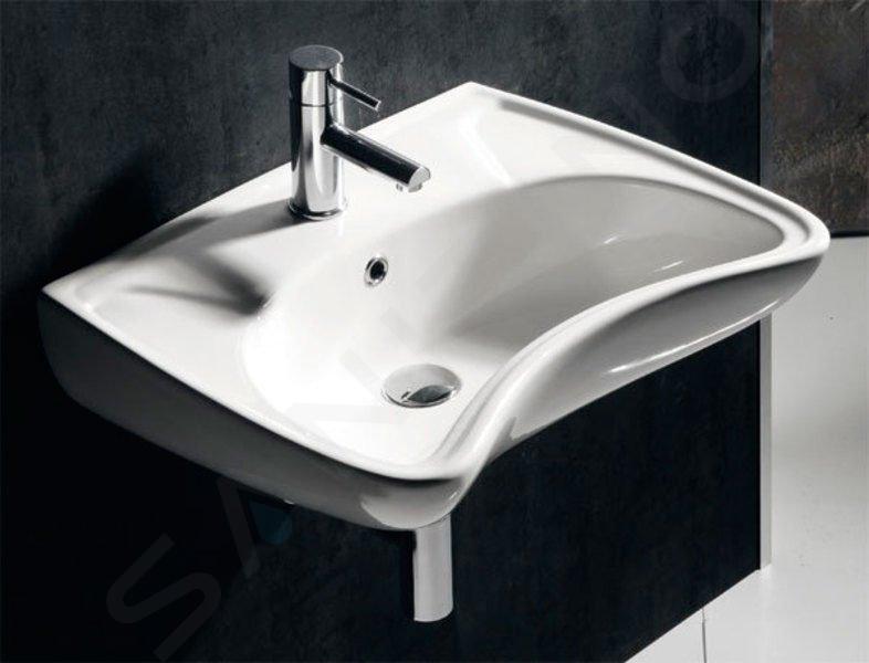 Sapho Disabled - Lavabo in ceramica 59x45,5 cm, per portatori di handicap  (3001) 10TP60060