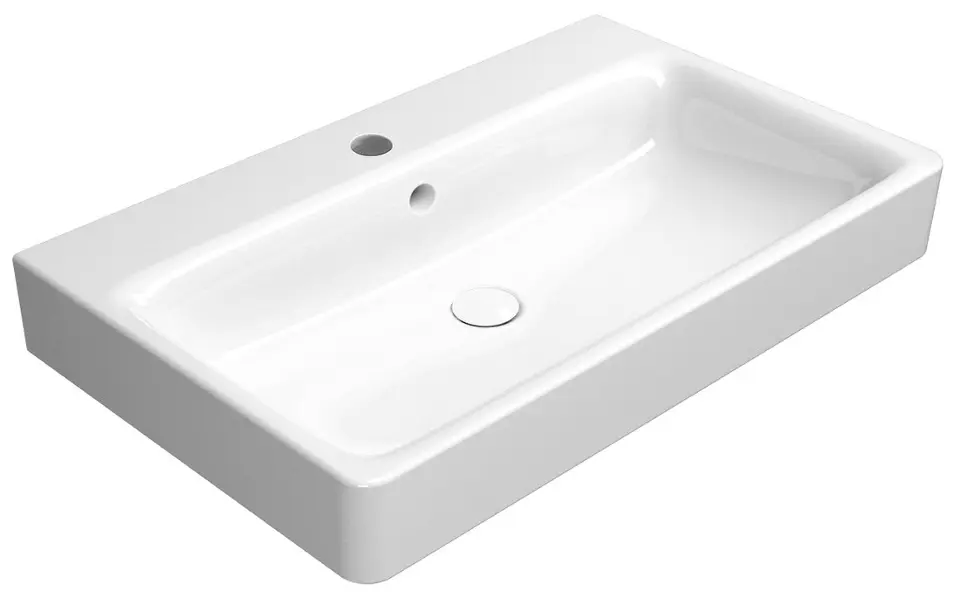 Sapho Sand - Keramische wastafel 80x50 cm, wit 9022111