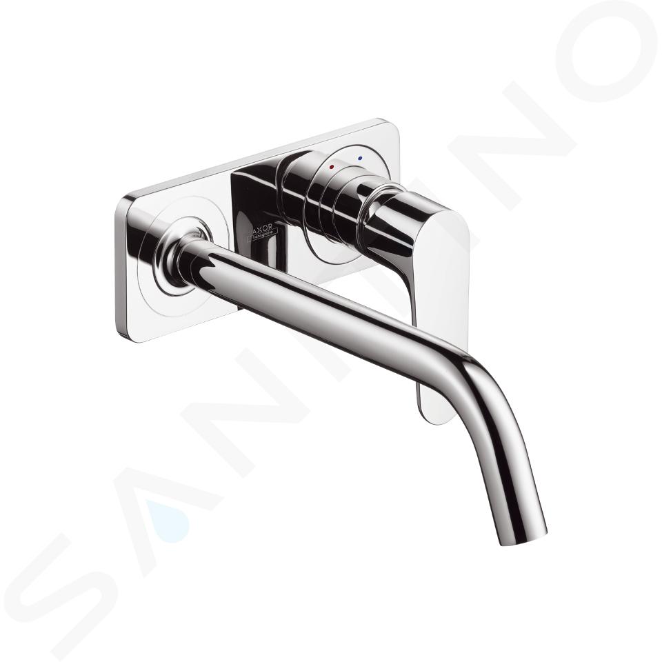 Axor Citterio M - Mélangeur lavabo avec réservoir de chasse encastré, chrome 34115000