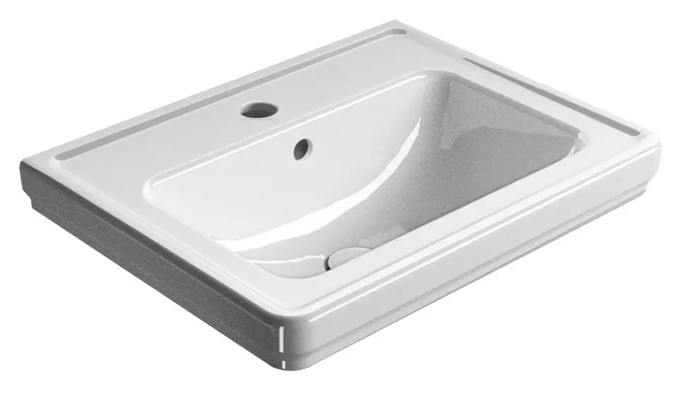 Levně Sapho GSI Classic - Umyvadlo 60x46 cm, s 1 otvorem pro baterii, ExtraGlaze, bílá 8731111
