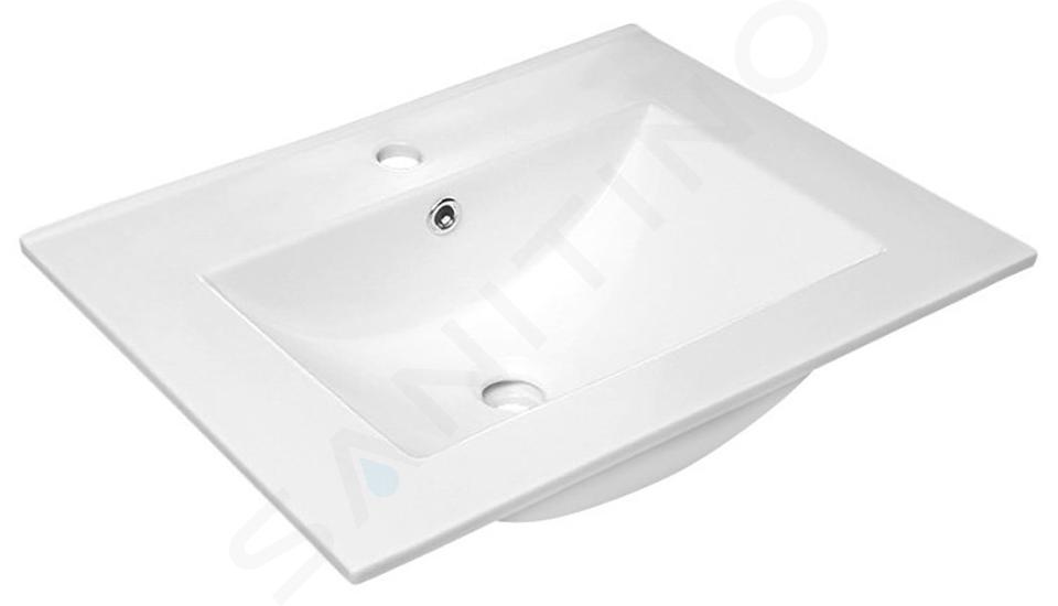 Sapho Slim - Wastafel 61x47 cm, wit 1601-60