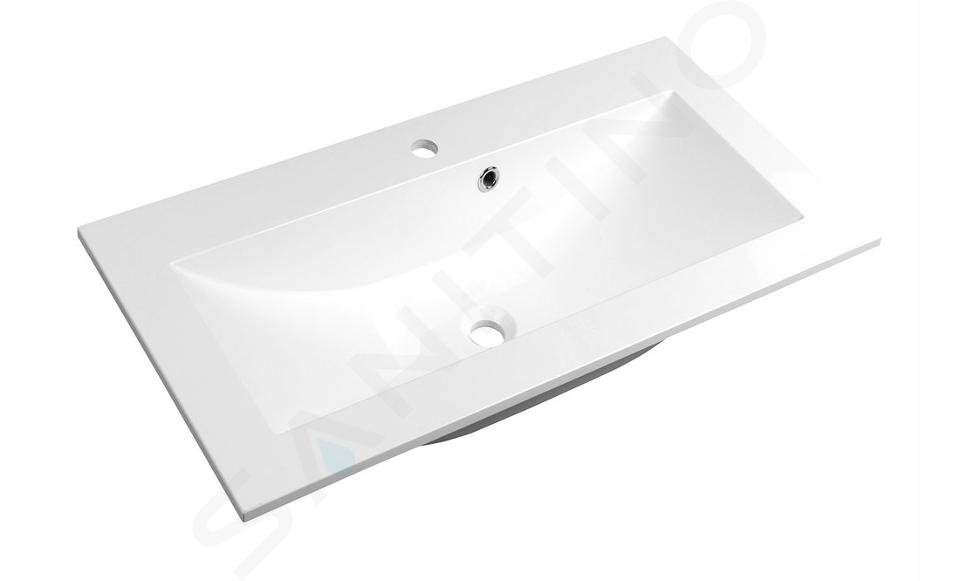 Sapho Yukon - Lavabo ad incasso 700x450 mm, bianco YU070