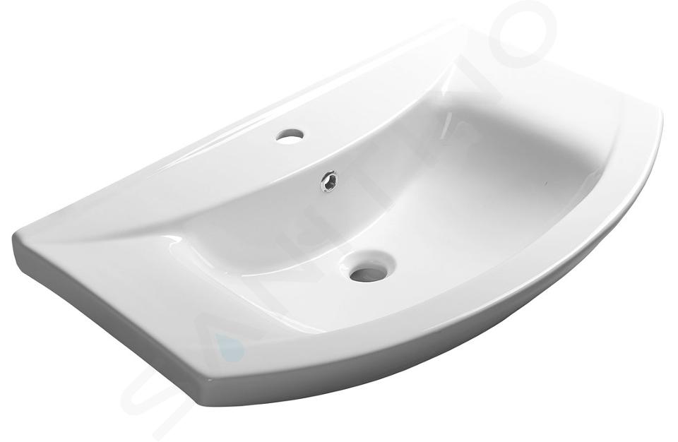 Sapho Zero - Lavabo para mueble, 75x49 cm, blanco 6075