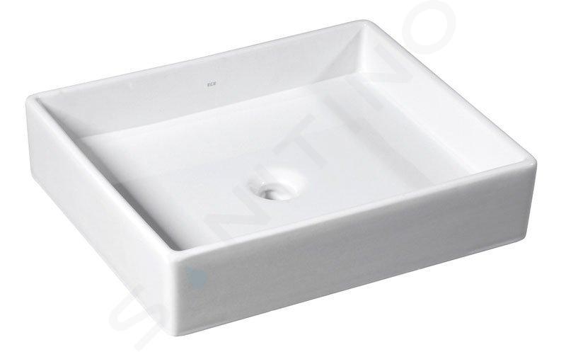 Sapho Isvea Purity - Opzetwastafel, 50x42 cm, wit 10PL66050