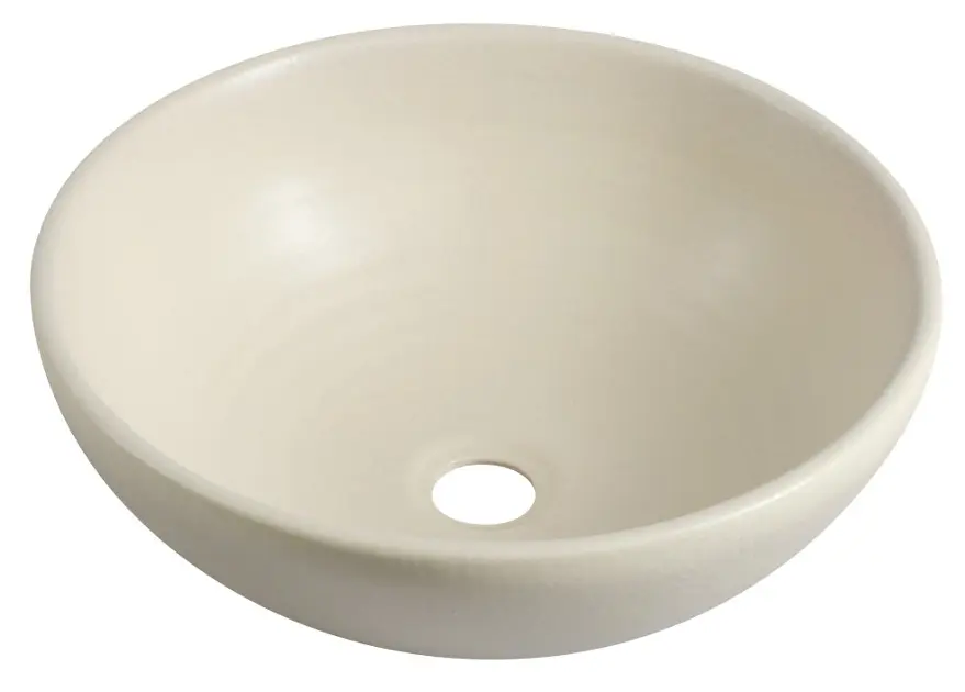Sapho Attila - Keramička umivaonica, promjer 43 cm, slonovača DK005