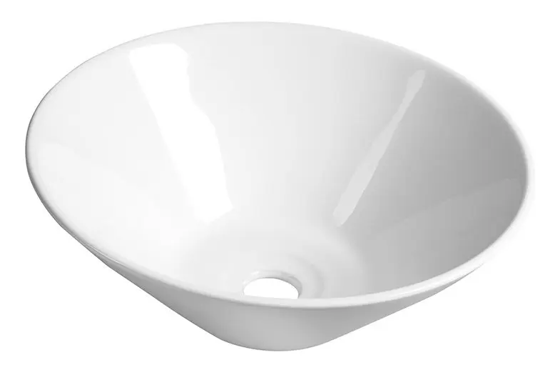 Sapho Comillas - Wastafel, diameter 42 cm, zonder overloop, wit BH7012