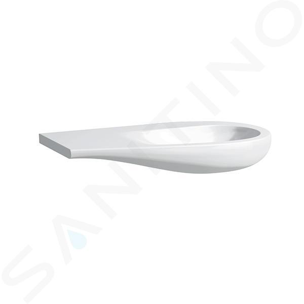 Laufen Il Bagno Alessi One - Mosdókagyló 900x500 mm, csapfurat nélkül, LCC-vel, fehér színű H8149764001091