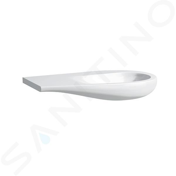 Laufen Il Bagno Alessi One - Lavabo 900x500 mm, senza foro per rubinetto, con LCC, bianco H8149764001091