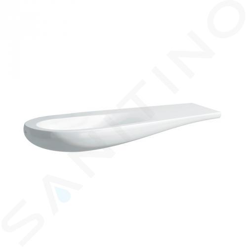 Laufen Il Bagno Alessi One - Bútor mosdókagyló 900x500 mm, keverőfurat nélkül, LCC-vel, fehér színben H8149754001091