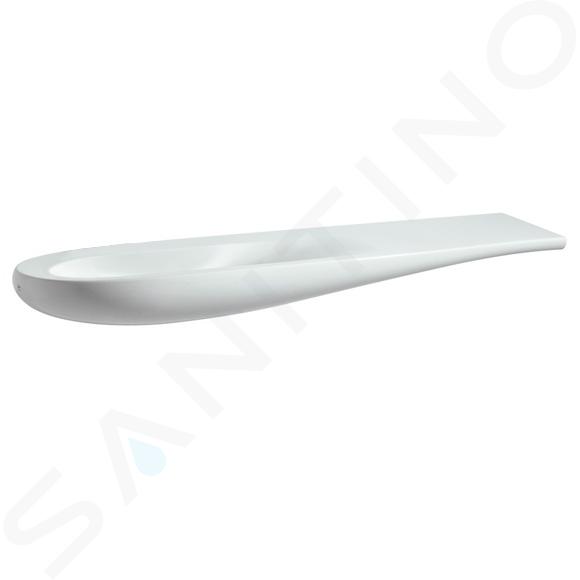 Laufen Il Bagno Alessi One - Lavabo à poser 1600x500 mm, sans trou pour robinetterie, avec LCC, blanc H8149714001091