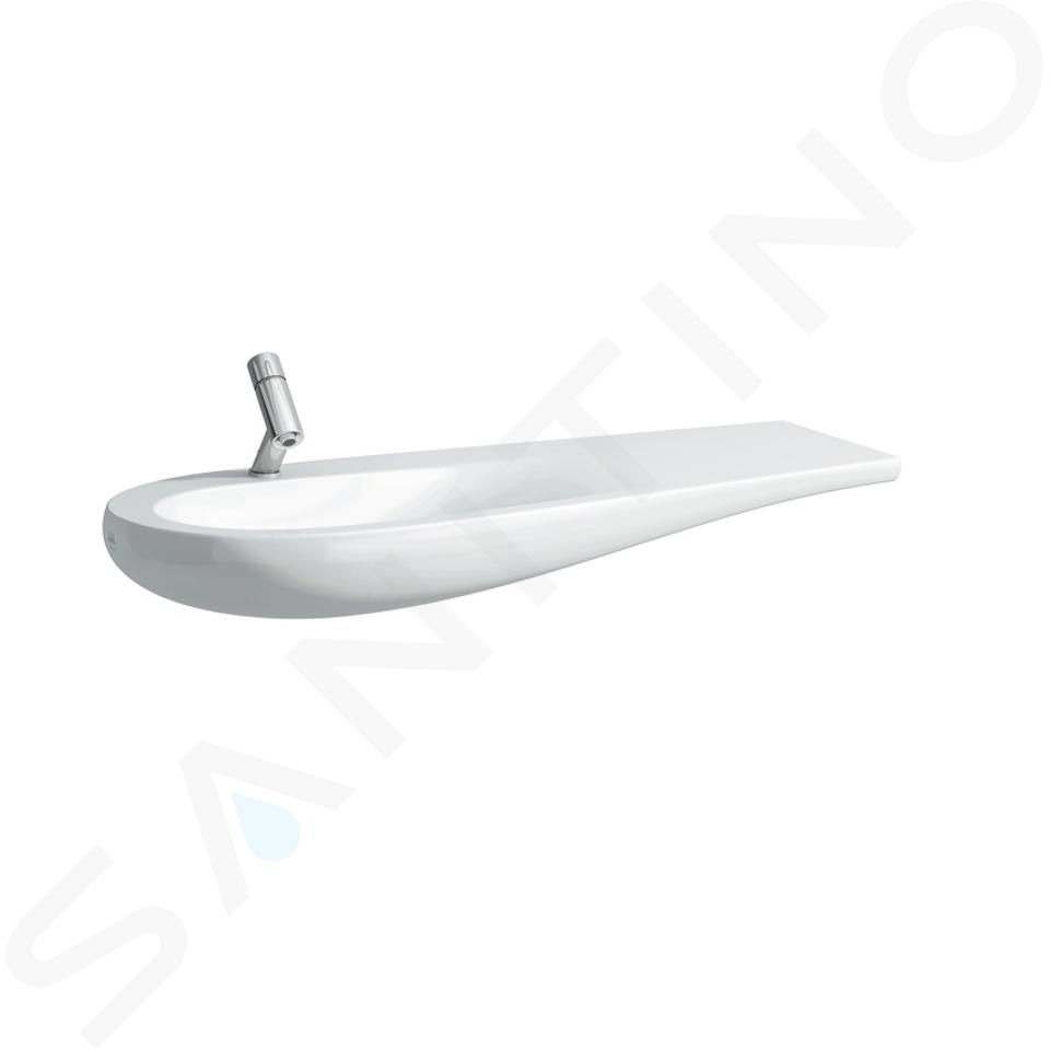 Laufen Il Bagno Alessi One - Möbelwaschtisch 120x50 cm, mit 1 Hahnloch, LCC, weiß H8149734001041