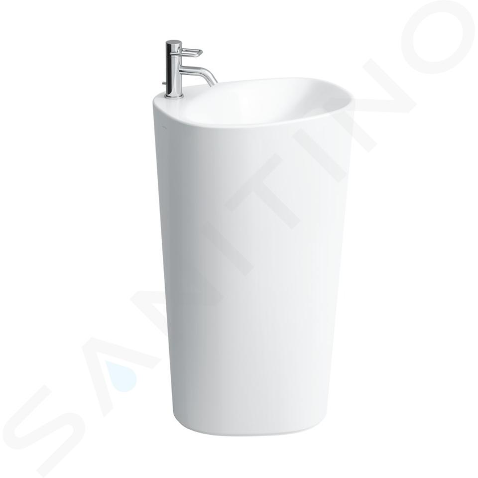 Laufen Palomba Collection - Lavabo freestanding 520x400x900 mm, con 1 foro per rubinetto, bianco H8118030001041