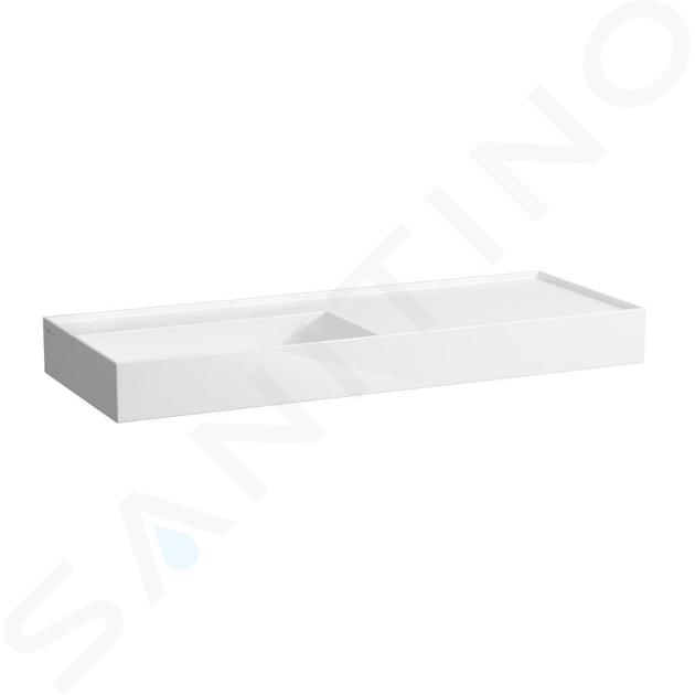 Laufen Kartell - Mosdókagyló 1200x460 mm, SaphirKeramik, LCC-vel, fehér színű H8133324001121