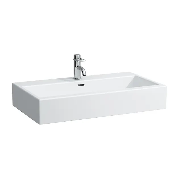 Laufen Living - Wastafel 80x46 cm, met 1 kraangat, wit H8174360001041