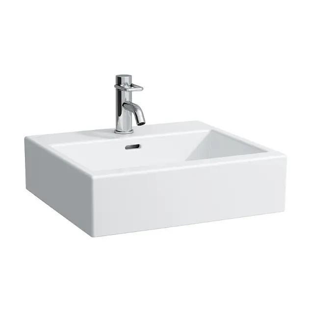 Laufen Living - Umývadlo, 50x46 cm, s 1 otvorom na batériu, biela H8174310001041