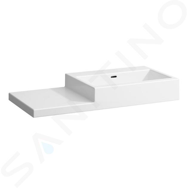 Laufen Living - Lavabo de mueble 100x46 cm, sin orificio para grifo, blanco H8184310001091