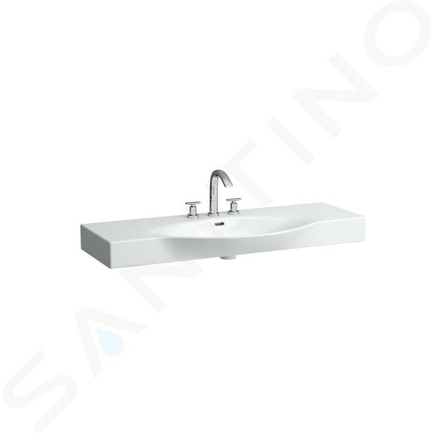 Laufen Palace - Lavabo per mobili 1200x510 mm, con 1 foro per rubinetto, bianco H8117040001041