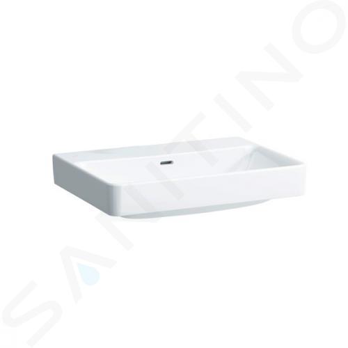 Laufen Pro S - Lavabo, 650x465 mm, sans trou pour robinetterie, avec LCC, blanc H8109644001091